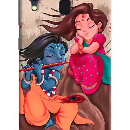 Radhe Krishna Samsung A30 Hard Case Back Cover by Casekaro
