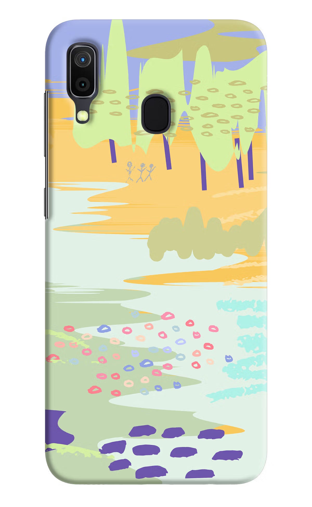 Scenery Samsung A30 Hard Case Back Cover by Casekaro