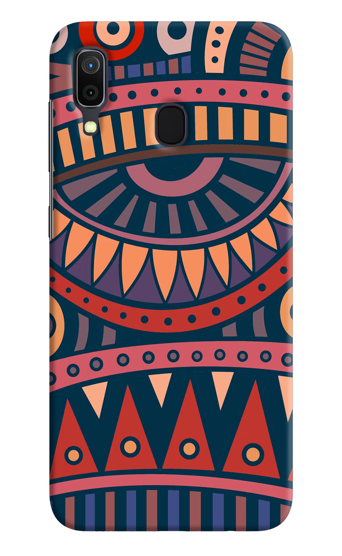 African Culture Design Samsung A30 Hard Case Back Cover by Casekaro