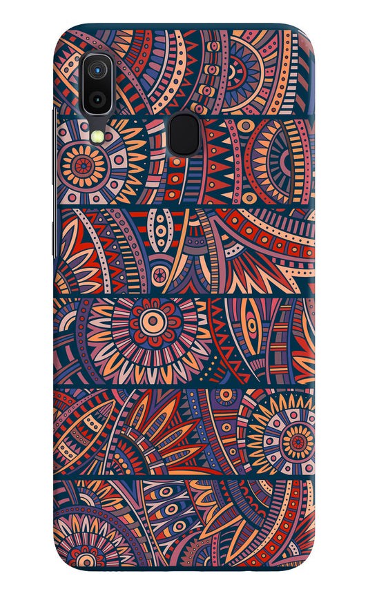 African Culture Design Samsung A30 Hard Case Back Cover by Casekaro