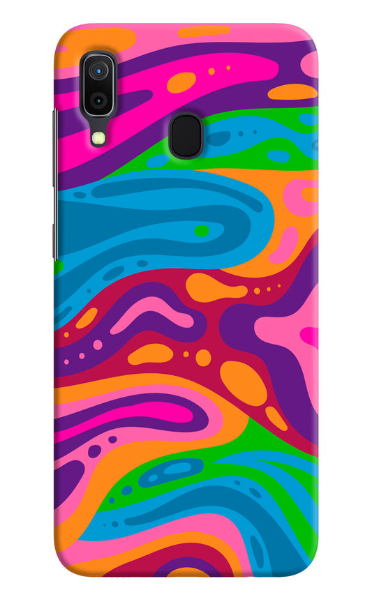 Trippy Pattern Samsung A30 Hard Case Back Cover by Casekaro