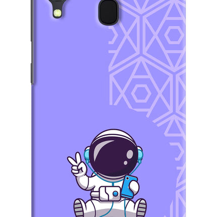Cute Astronaut Chilling Samsung A30 Hard Case Back Cover by Casekaro