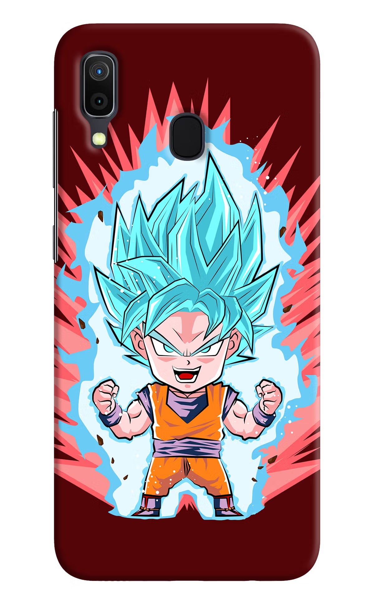 Goku Little Samsung A30 Hard Case Back Cover by Casekaro