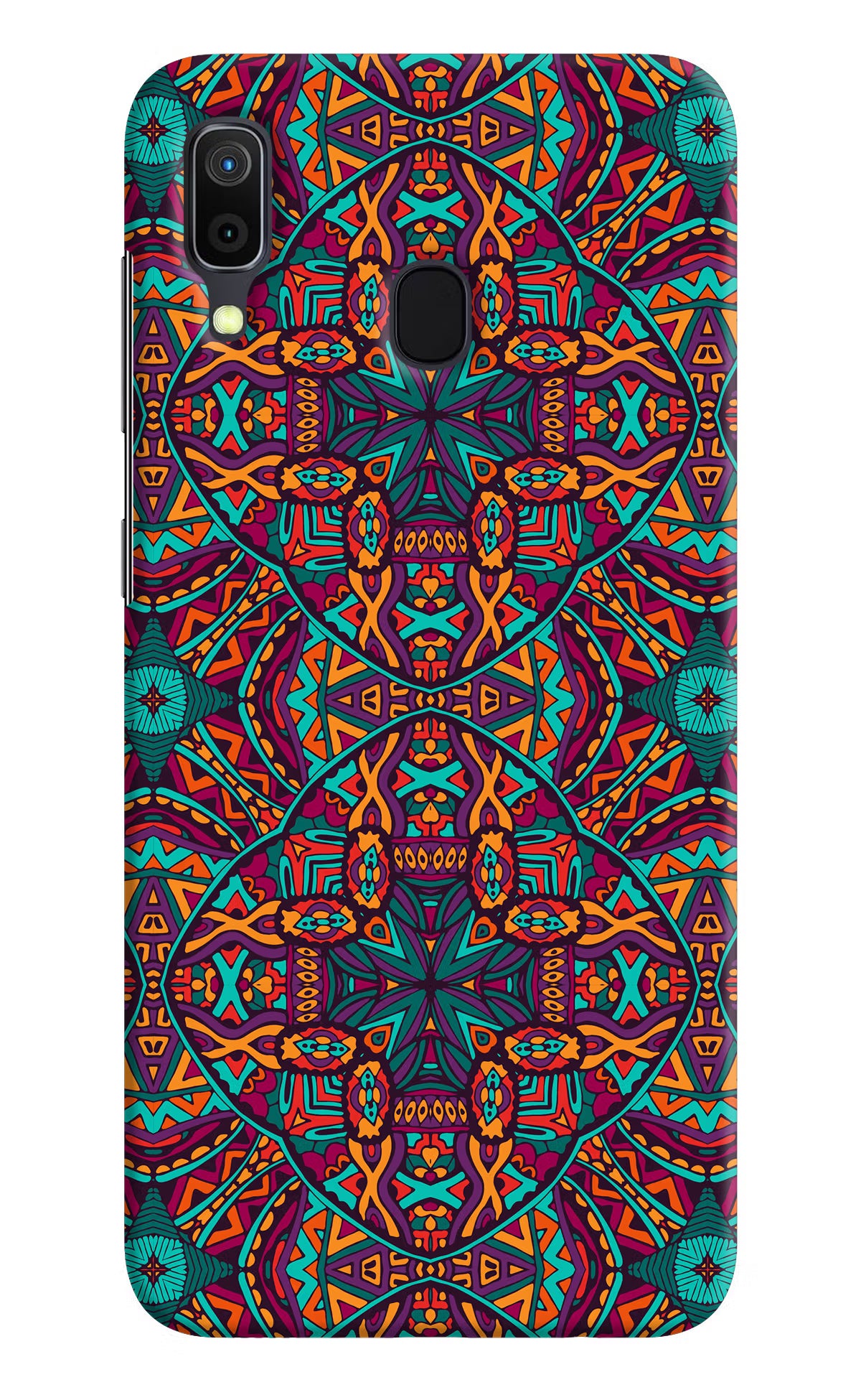 Colour Mandala Samsung A30 Hard Case Back Cover by Casekaro
