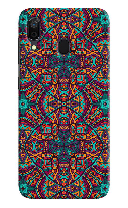 Colour Mandala Samsung A30 Hard Case Back Cover by Casekaro
