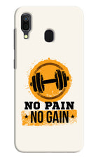 No Pain No Gain Samsung A30 Hard Case Back Cover by Casekaro