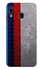 BMW Stripes Samsung A30 Hard Case Back Cover by Casekaro