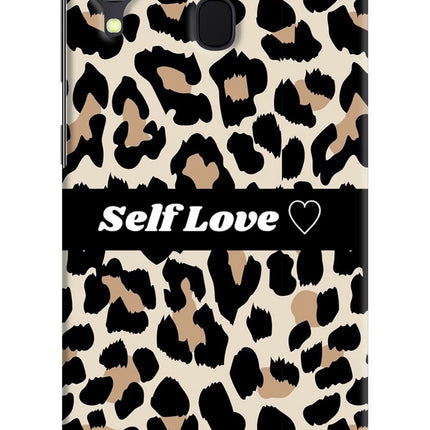 Leopard Print Self Love Samsung A30 Hard Case Back Cover by Casekaro