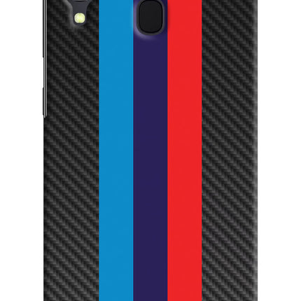 BMW Stripes Pattern Samsung A30 Hard Case Back Cover by Casekaro