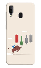 Bull Trading Momentum Samsung A30 Hard Case Back Cover by Casekaro