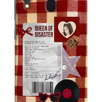 Queen of Disaster Samsung A30 Hard Case Back Cover by Casekaro