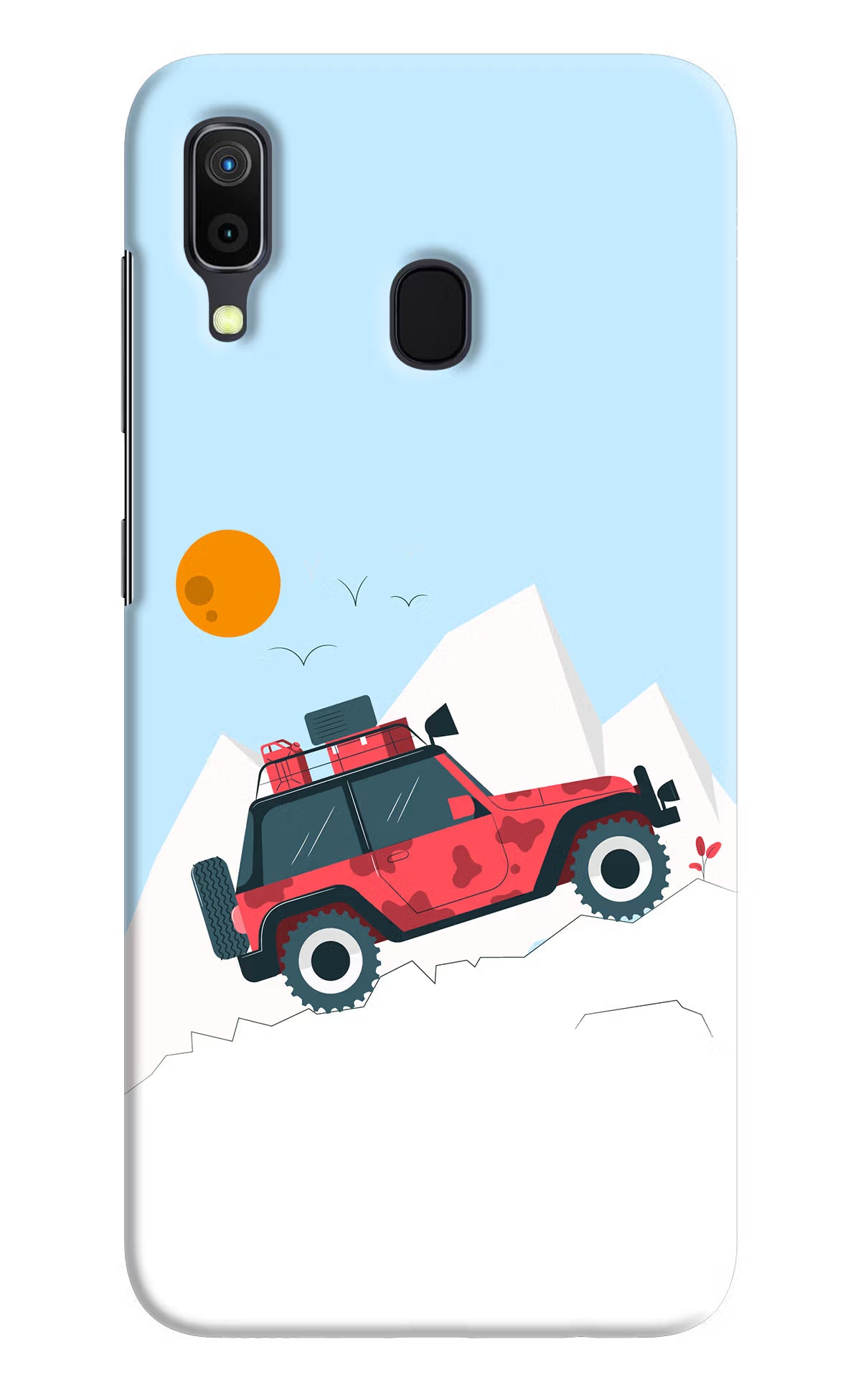 Mountain Trail Beast Samsung A30 Hard Case Back Cover by Casekaro