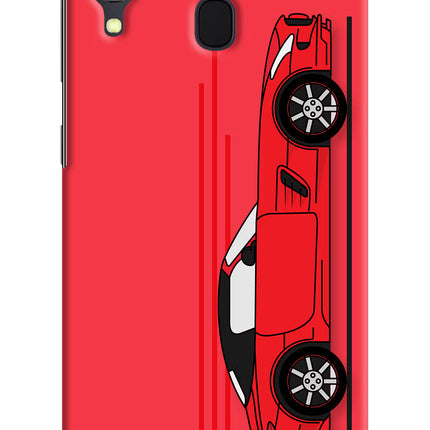 Red Velocity Samsung A30 Hard Case Back Cover by Casekaro