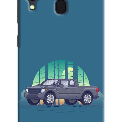 Retro Garage Vibe Samsung A30 Hard Case Back Cover by Casekaro