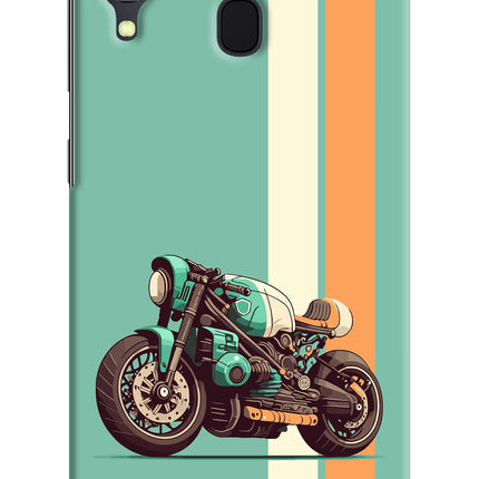 Striped Moto Drift Samsung A30 Hard Case Back Cover by Casekaro