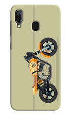 Vertical Speedster Samsung A30 Hard Case Back Cover by Casekaro