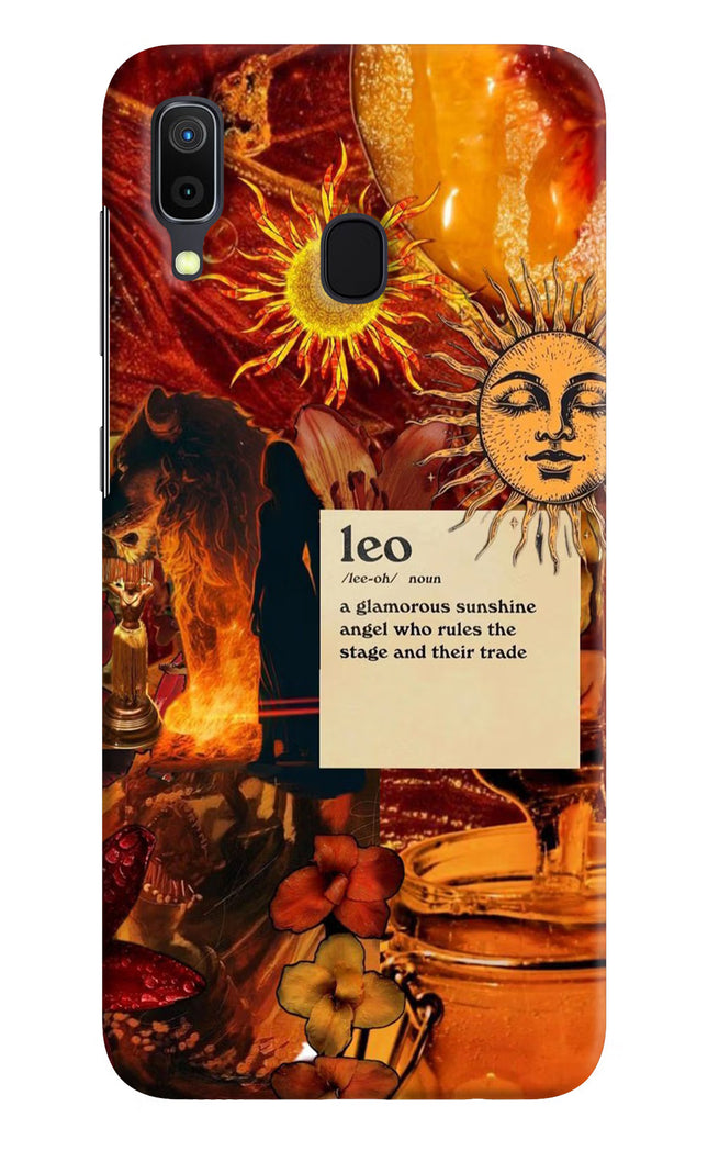 Leo Zodiac Samsung A30 Hard Case Back Cover by Casekaro