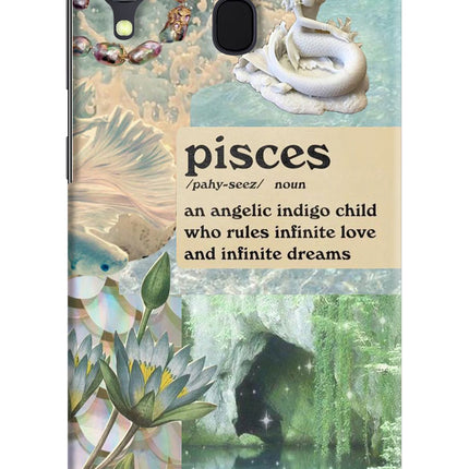 Pisces Zodiac Samsung A30 Hard Case Back Cover by Casekaro