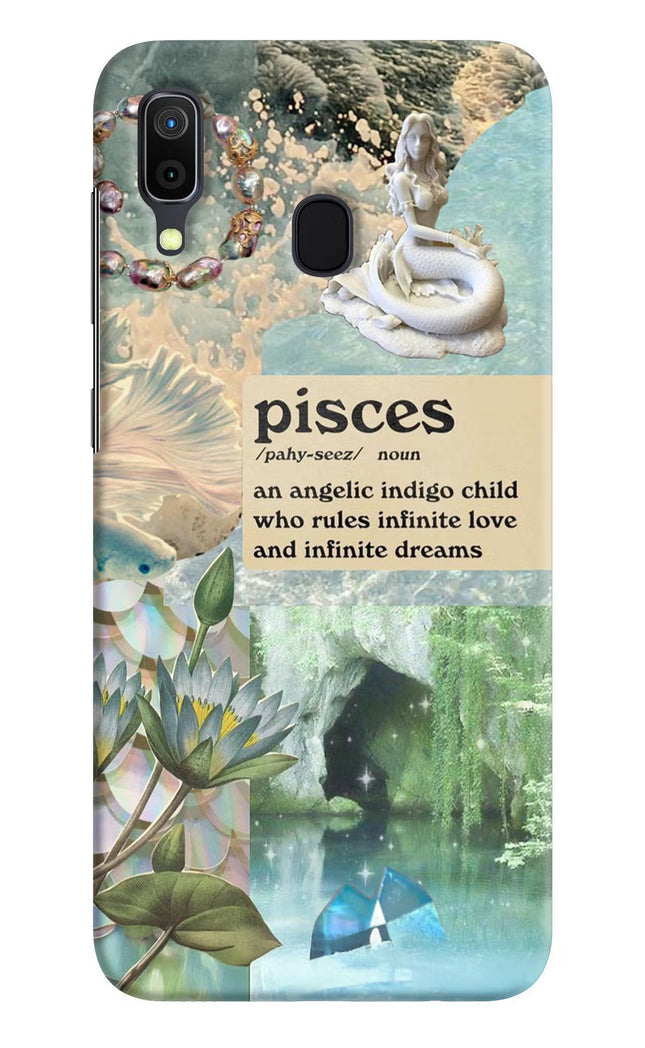 Pisces Zodiac Samsung A30 Hard Case Back Cover by Casekaro
