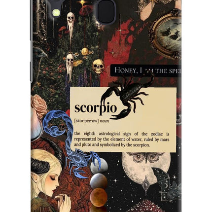Scorpio Zodiac Samsung A30 Hard Case Back Cover by Casekaro