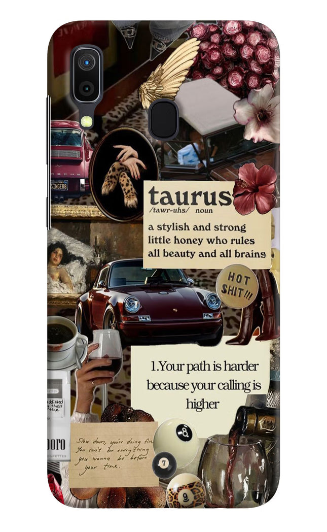Taurus Zodiac Samsung A30 Hard Case Back Cover by Casekaro