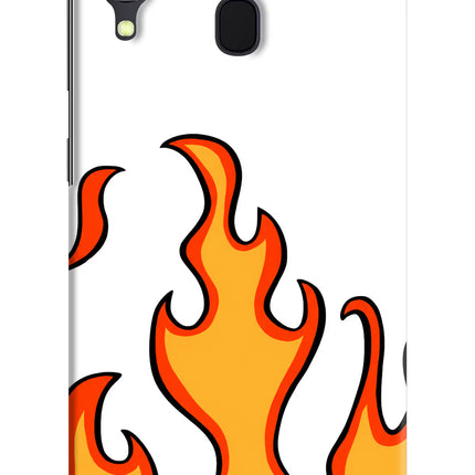 Fired Up – White Samsung A30 Hard Case Back Cover by Casekaro