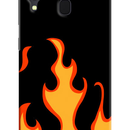 Fired Up – Black Samsung A30 Hard Case Back Cover by Casekaro