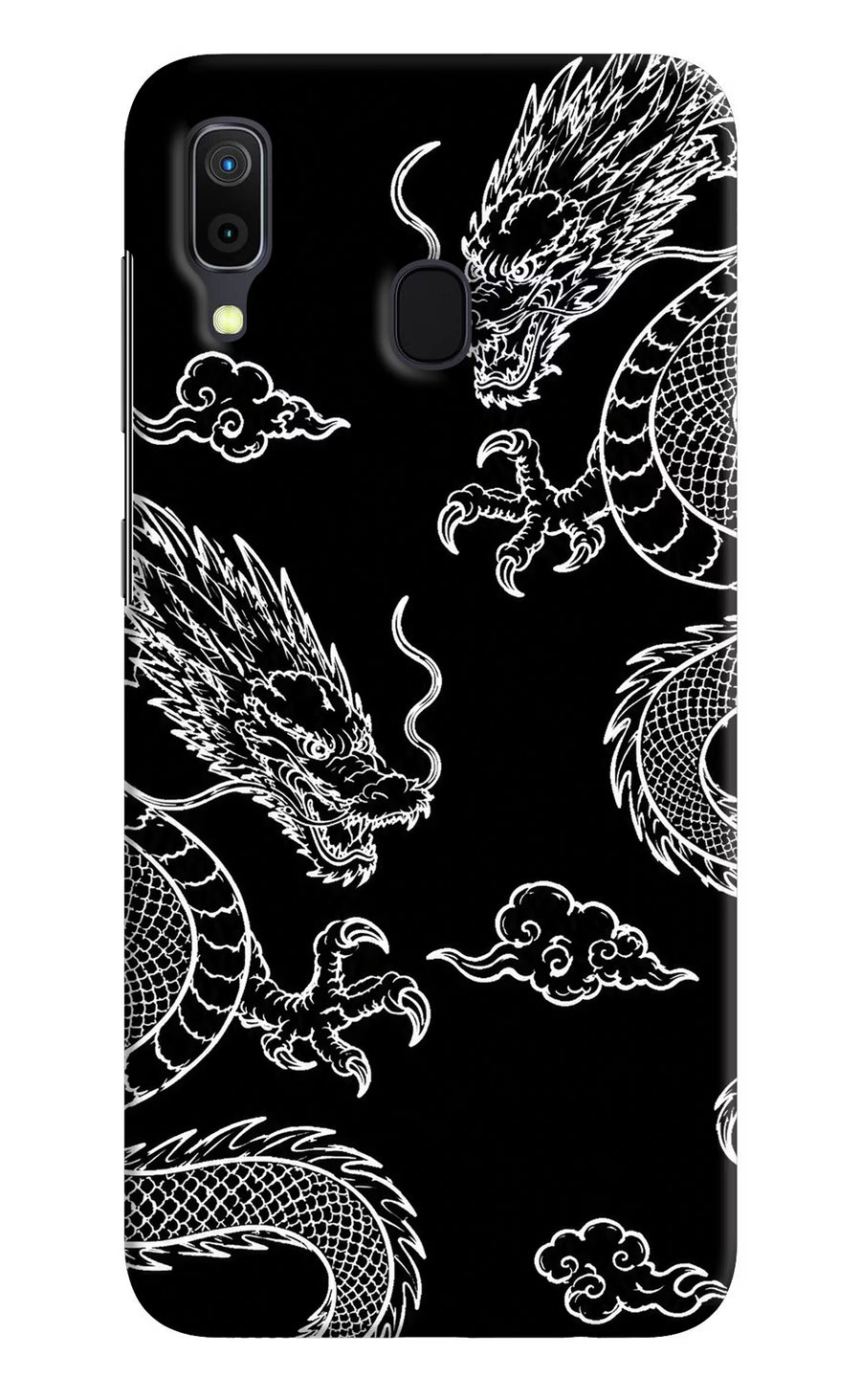 Twin Dragons Samsung A30 Back Cover, Hard case