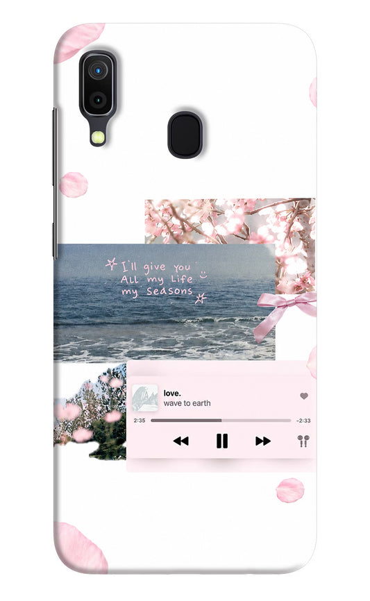 Wave to earth Samsung A30 Back Cover
