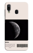 Moon Phase Samsung A30 Hard Case Back Cover by Casekaro