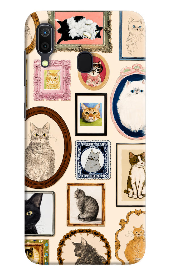 Mirror Cats Samsung A30 Hard Case Back Cover by Casekaro
