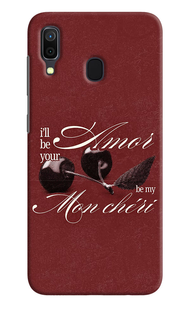 Velvet Cherry Samsung A30 Hard Case Back Cover by Casekaro