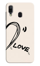 Soul Line Samsung A30 Hard Case Back Cover by Casekaro
