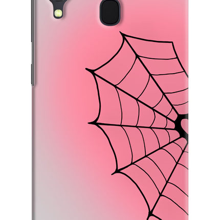 Pink Web Samsung A30 Hard Case Back Cover by Casekaro