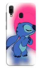 Stitch Hug Samsung A30 Hard Case Back Cover by Casekaro