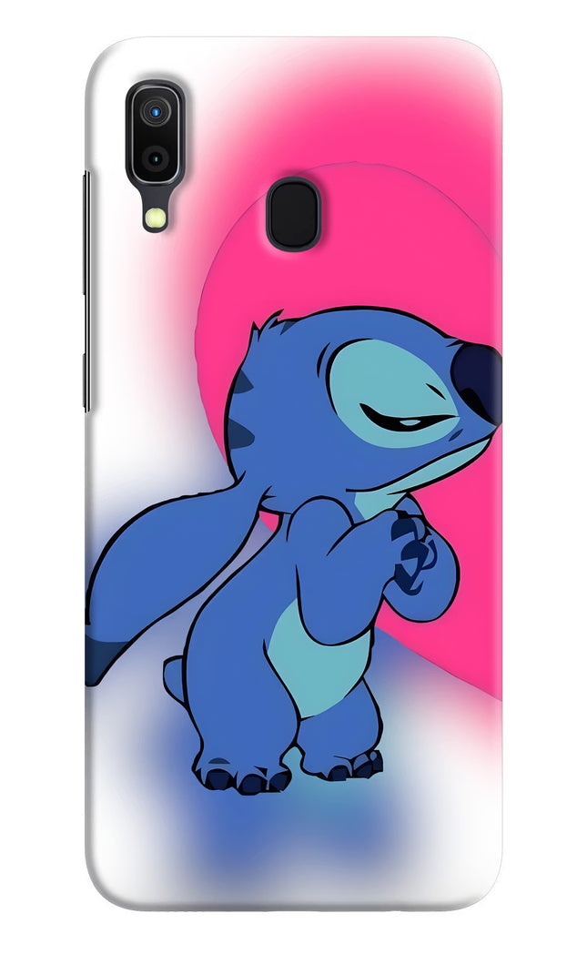Stitch Hug Samsung A30 Hard Case Back Cover by Casekaro