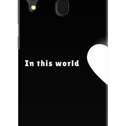 This World Samsung A30 Hard Case Back Cover by Casekaro