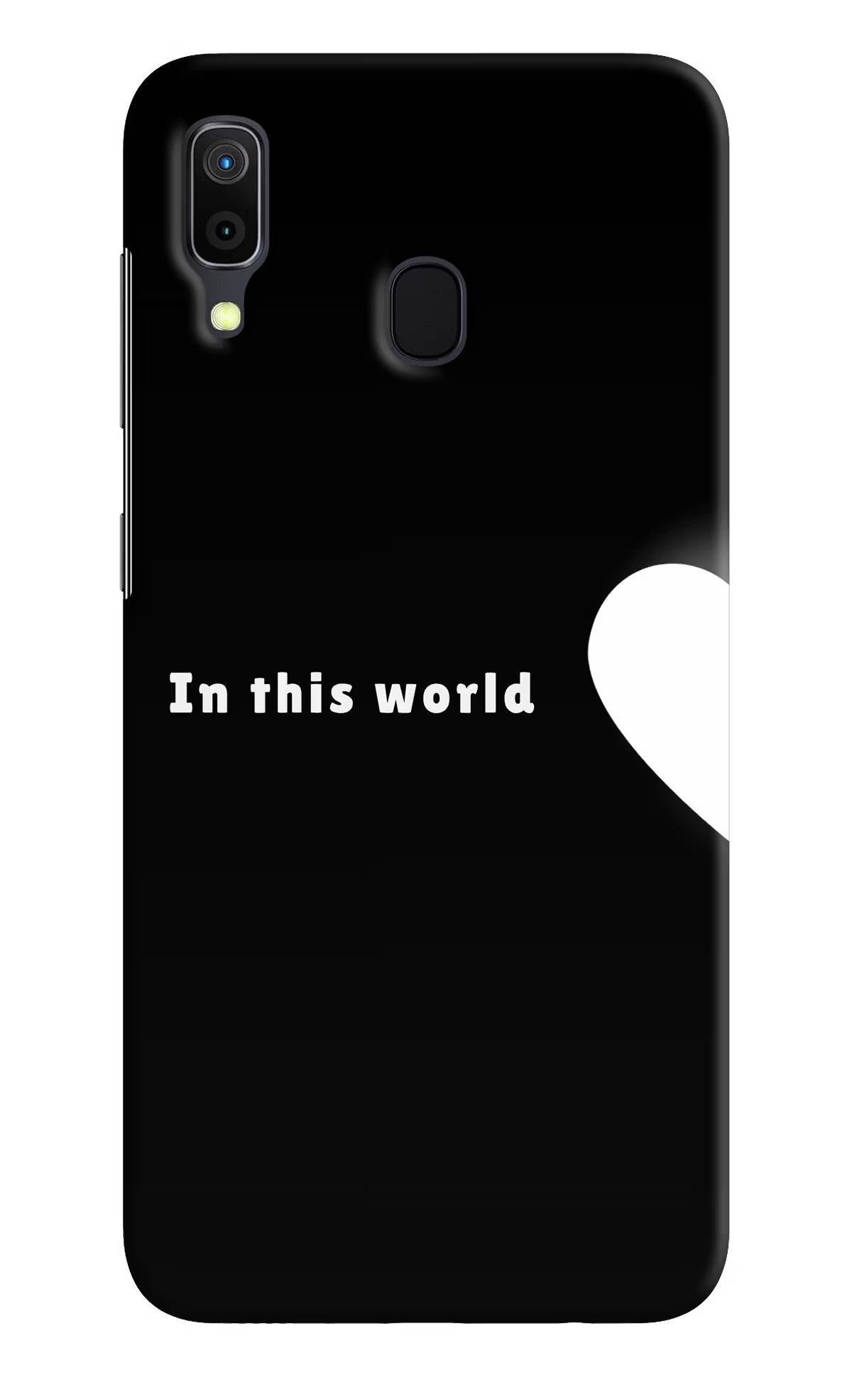 This World Samsung A30 Back Cover