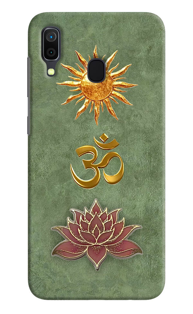 Om & Lotus Samsung A30 Back Cover