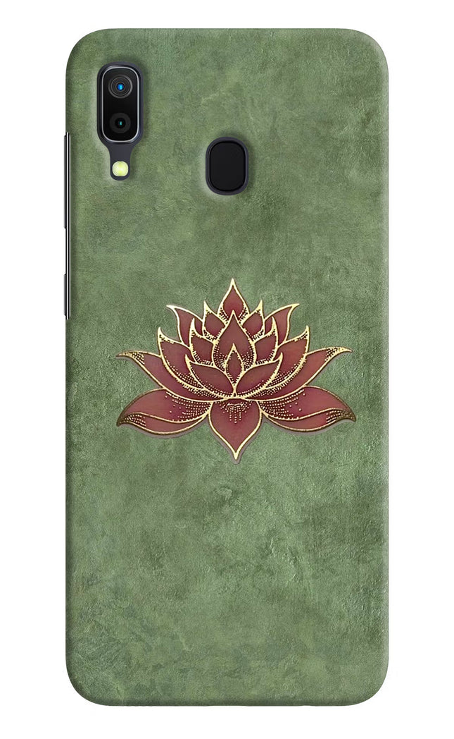 Lotus Grace Samsung A30 Hard Case Back Cover by Casekaro