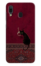 Midnight Cat Samsung A30 Hard Case Back Cover by Casekaro