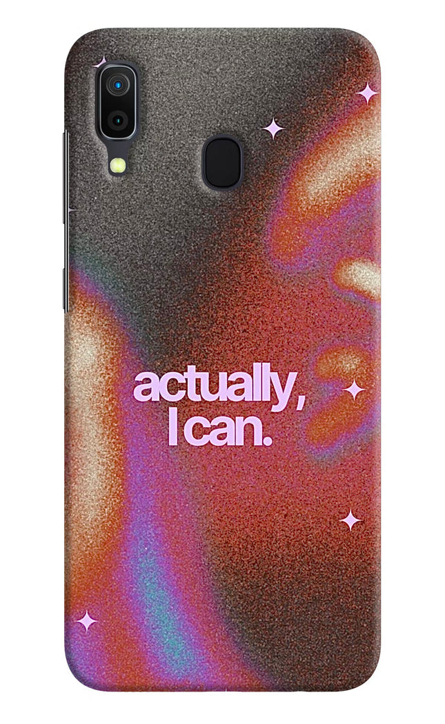 Pink Aura Samsung A30 Hard Case Back Cover by Casekaro