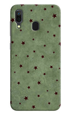 Green Stars Samsung A30 Back Cover