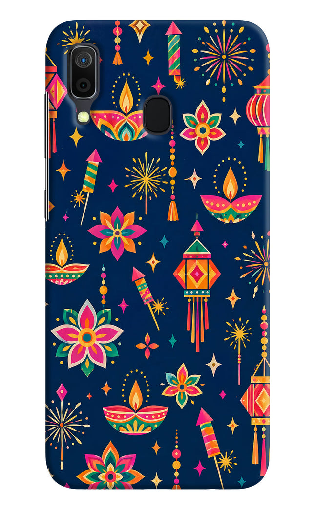 Festive Pop Samsung A30 Hard Case Back Cover by Casekaro