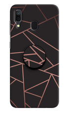 Geometric Pattern Samsung A30 Pop Case by Casekaro