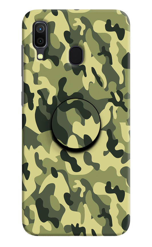Camouflage Samsung A30 Pop Case by Casekaro