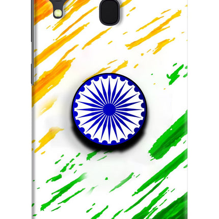 Indian Flag Ashoka Chakra Samsung A30 Pop Case by Casekaro