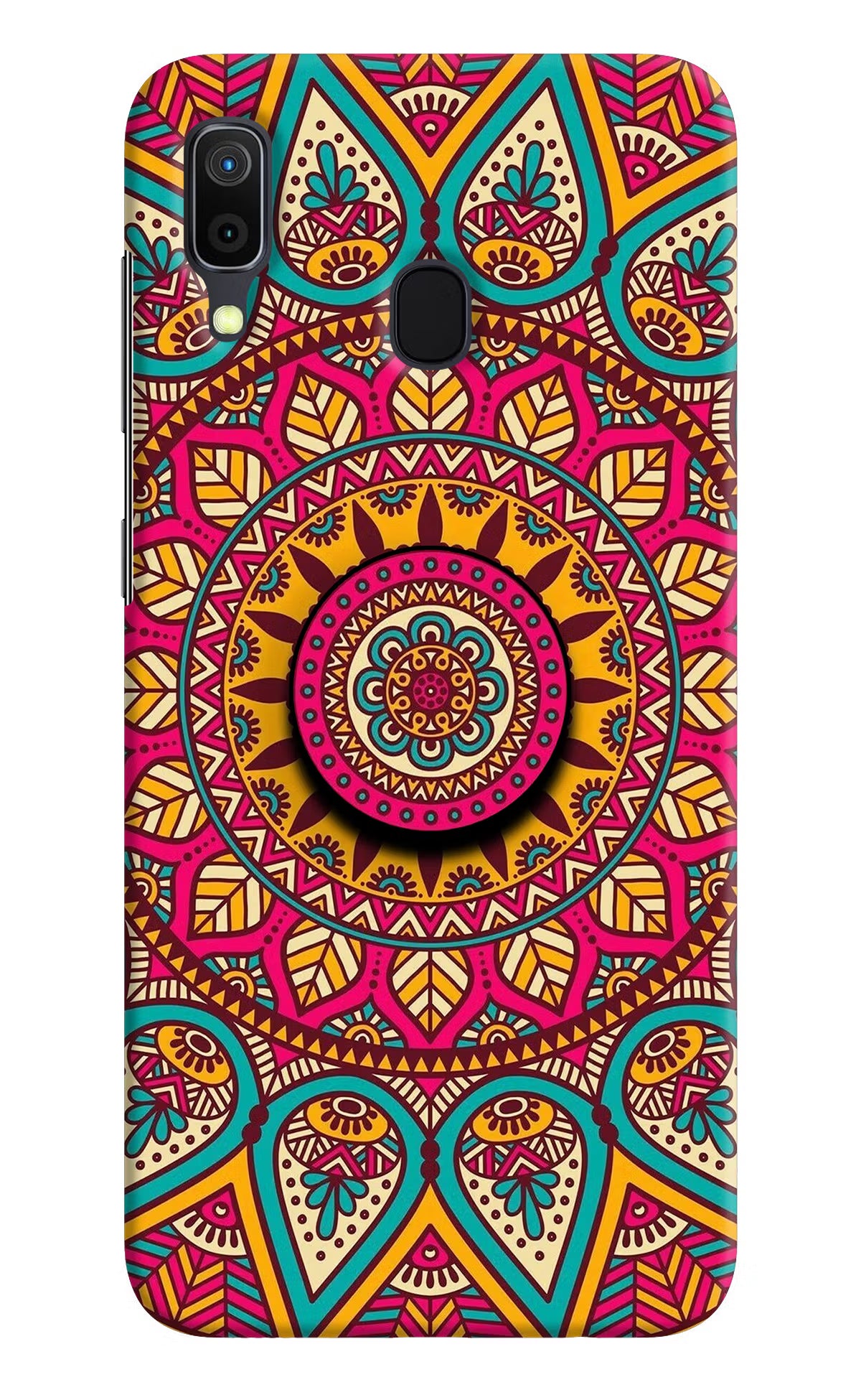 Mandala Samsung A30 Pop Case by Casekaro