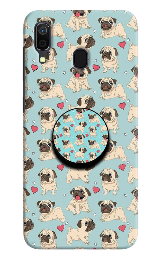 Pug Dog Samsung A30 Pop Case by Casekaro