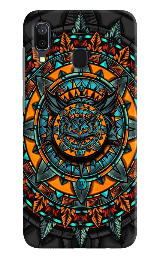Angry Owl Samsung A30 Pop Case by Casekaro